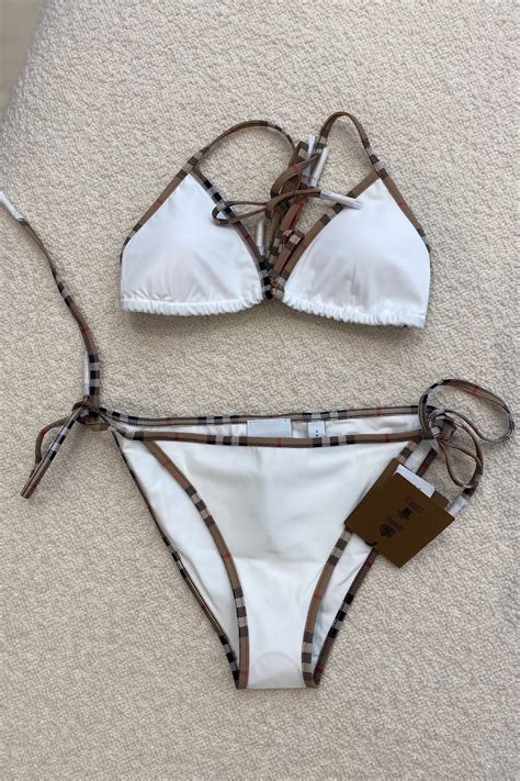 burberry black and white|white Burberry bikini.